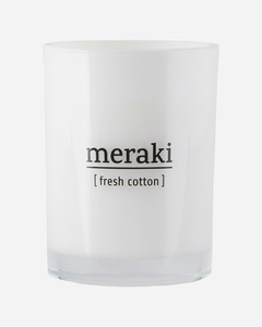 Scented candle fresh cotton