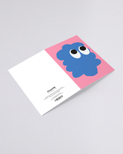 Grußkarte mit rosa Umschlag SWEET JOE