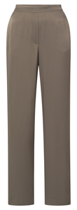 YAYA Satinhose mit weitem Bein und elastischem Bund CLAY PEBBLE GREY