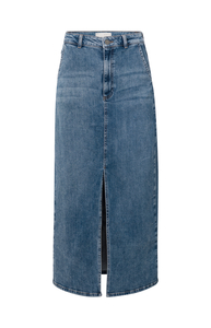 YAYA Maxi-Jeansrock mit Seitentaschen, Schlitz und Reiverschl BLUE DENIM 36