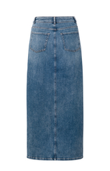 YAYA Maxi-Jeansrock mit Seitentaschen, Schlitz und Reiverschl BLUE DENIM 36