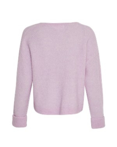 MOSS CPH Evonna Nenaya V Pullover Orchid Bloom